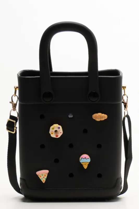 Moulded Food Bag Black sold by Ackermas