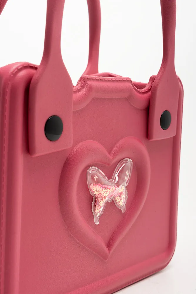 Moulded Heart Bag Pink sold by Ackermas product image thumbnail 4