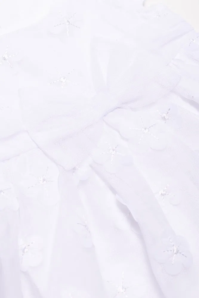 Flower Tulle Dress White sold by Ackermas product image thumbnail 2