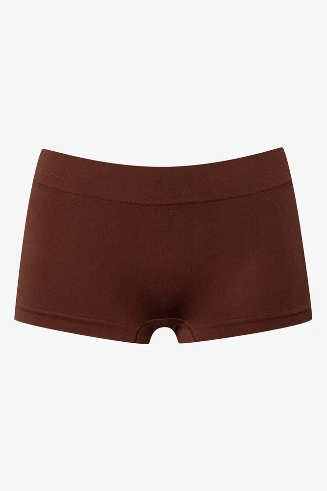 3 Pack Seamfree Boyleg Panties Brown, Natural And Pink sold by Ackermas product image thumbnail 4