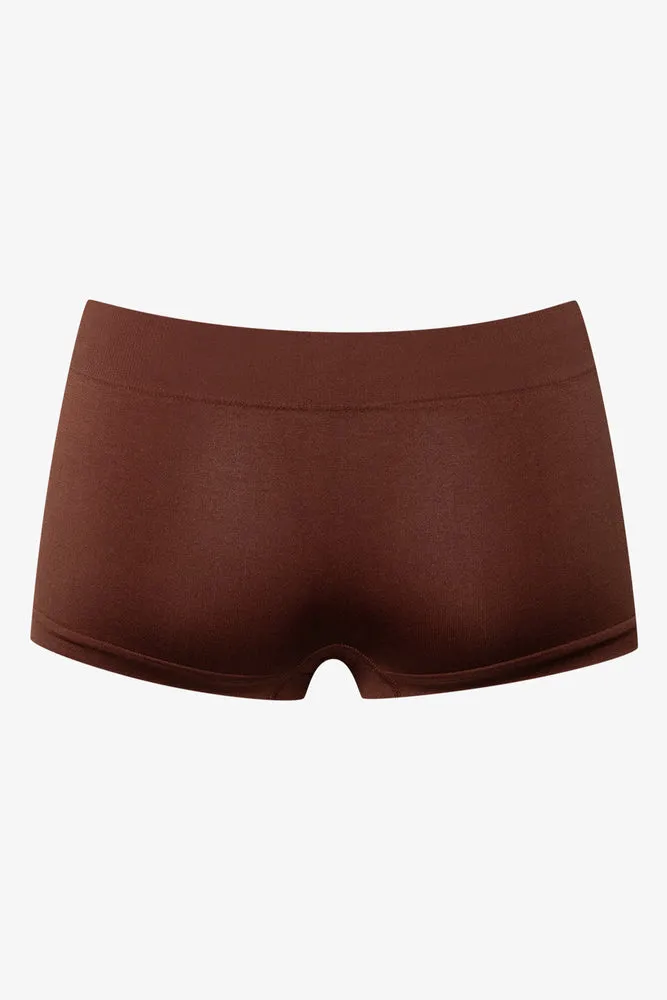 3 Pack Seamfree Boyleg Panties Brown, Natural And Pink sold by Ackermas product image thumbnail 5