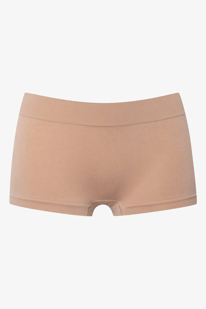 3 Pack Seamfree Boyleg Panties Brown, Natural And Pink sold by Ackermas product image thumbnail 3