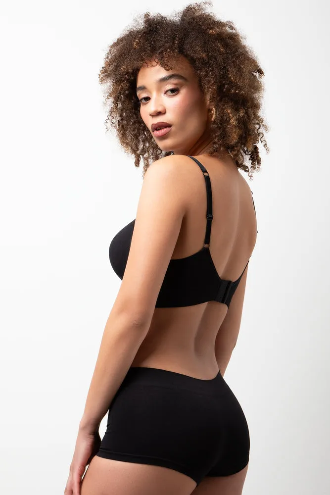 3 Pack Seamfree Boyleg Panties Black And Grey sold by Ackermas product image thumbnail 4