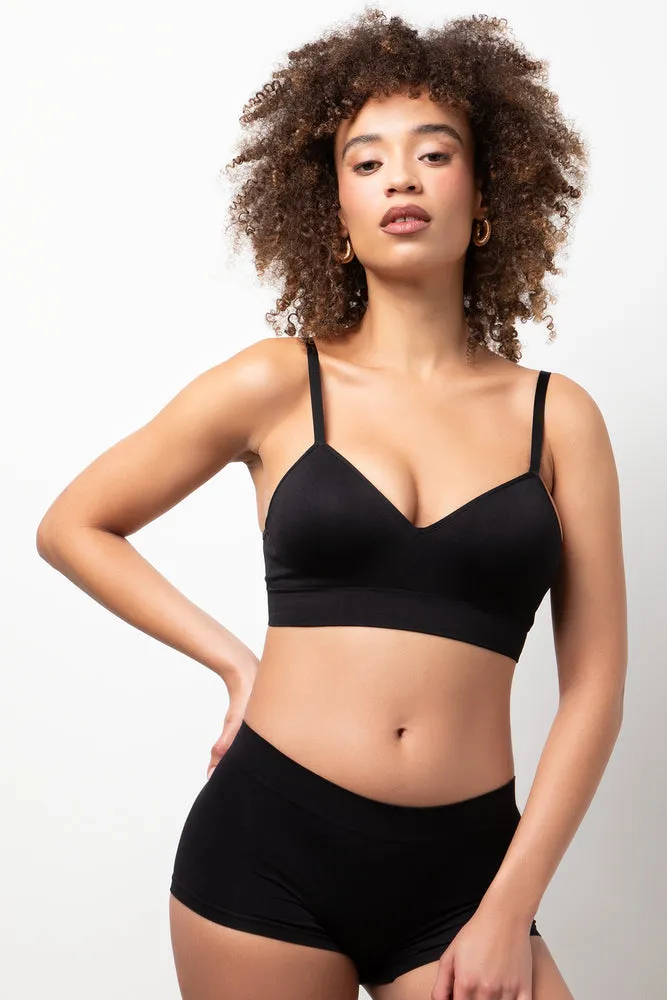 3 Pack Seamfree Boyleg Panties Black And Grey sold by Ackermas