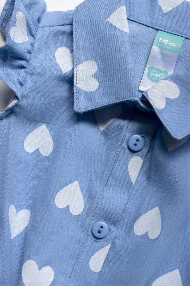 Front Tie Top Blue sold by Ackermas product image thumbnail 2