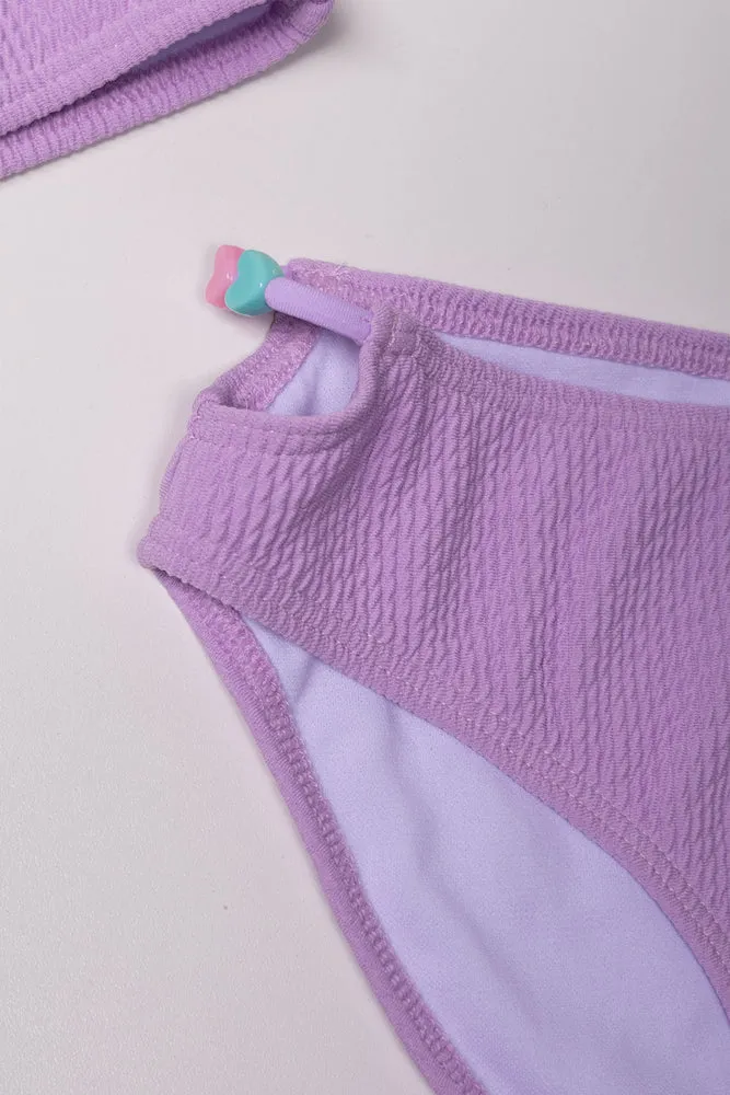 Two Piece Swimsuit Purple sold by Ackermas product image thumbnail 3