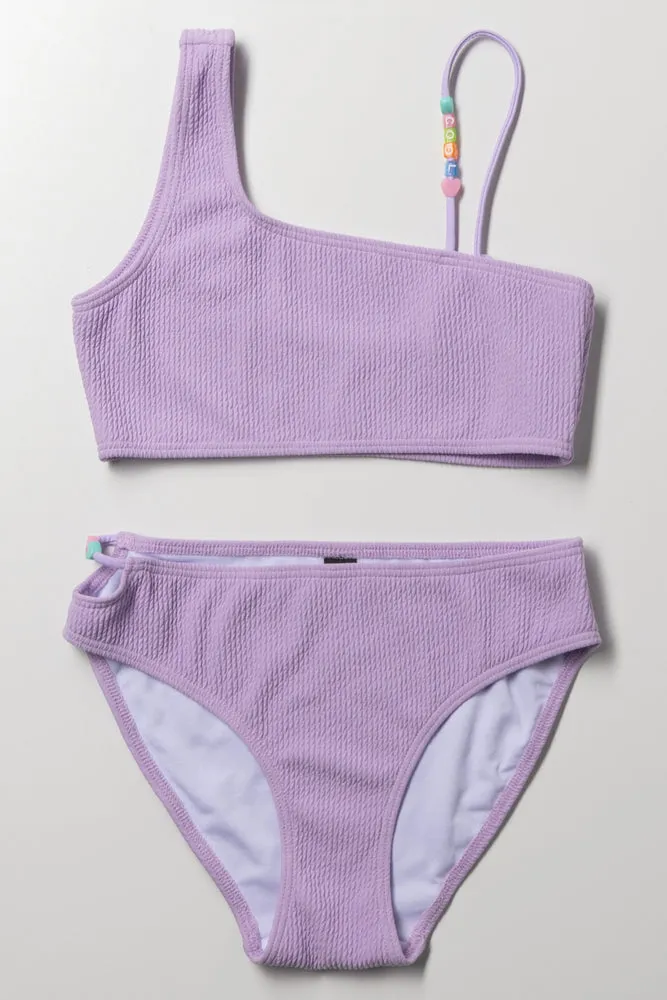 Two Piece Swimsuit Purple sold by Ackermas