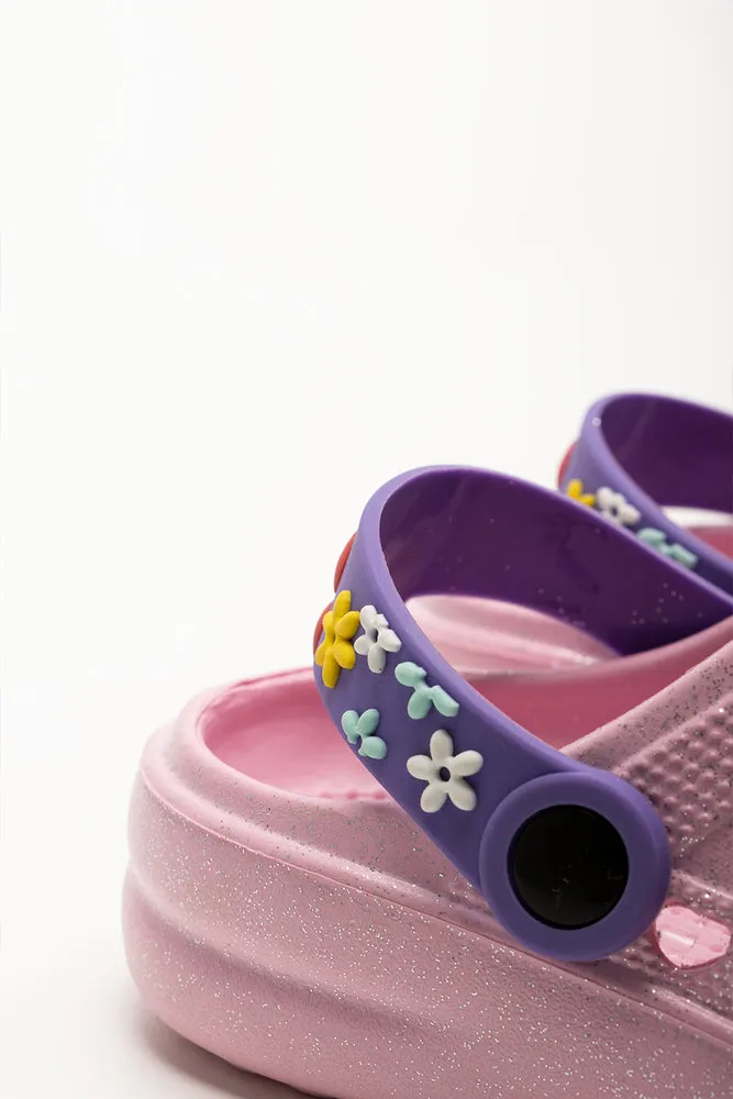 Flower Charms Clogs Pink sold by Ackermas product image thumbnail 4