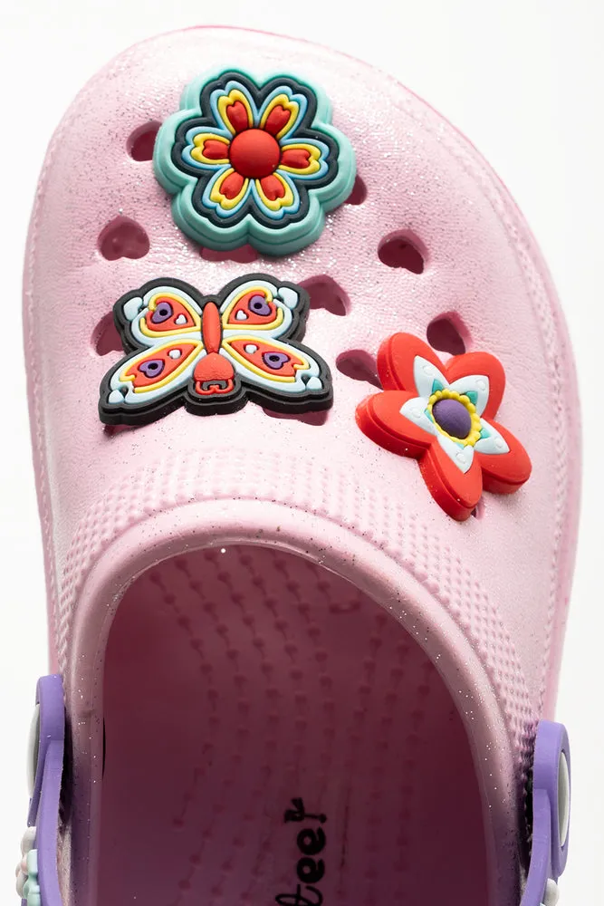 Flower Charms Clogs Pink sold by Ackermas product image thumbnail 5