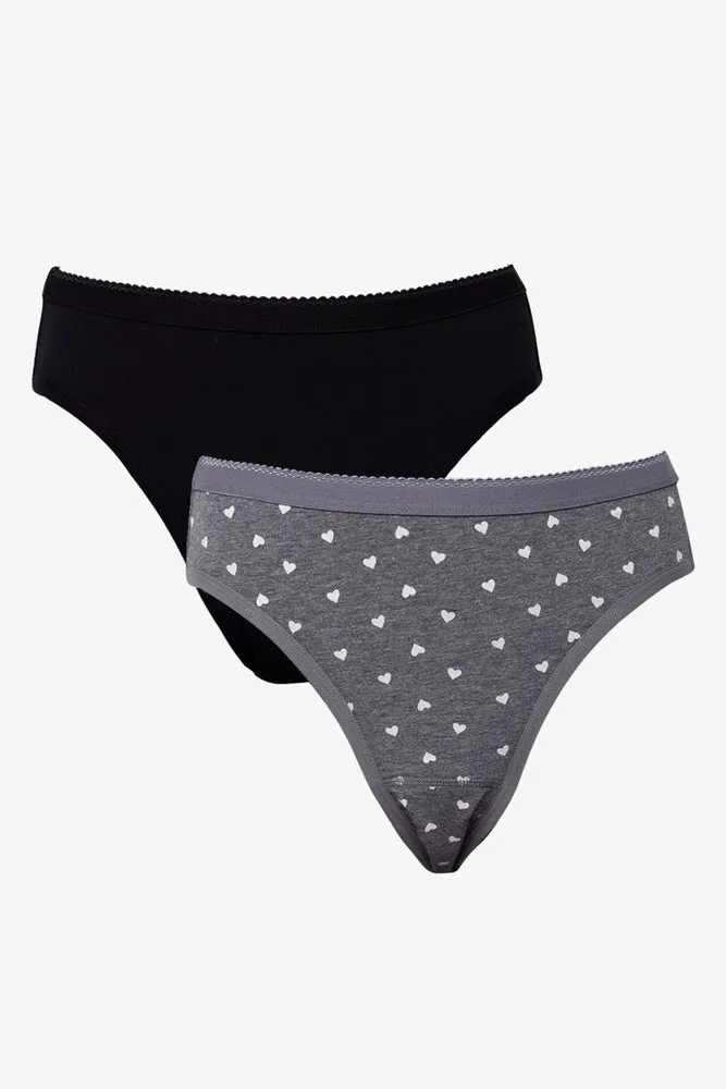 2 Pack Panties Black And Grey sold by Ackermas