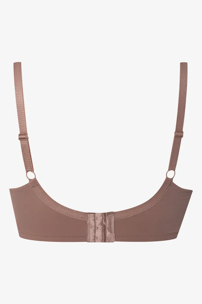 Plus Size 2 Pack T-Shirt Bra Natural And Brown sold by Ackermas product image thumbnail 4