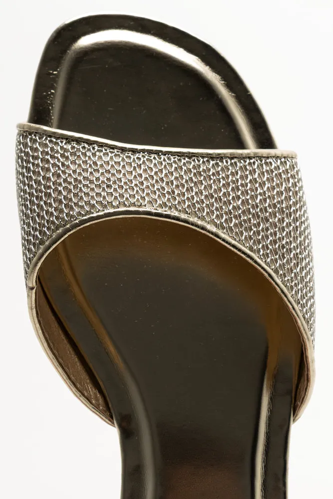 Metallic Mesh Mule Gold sold by Ackermas product image thumbnail 5