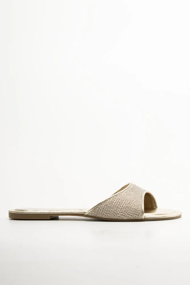 Metallic Mesh Mule Gold sold by Ackermas product image thumbnail 2