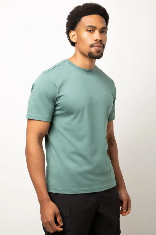 Short Sleeve Regular Fit T-Shirt Green sold by Ackermas