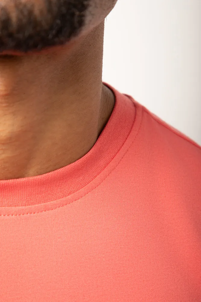 Short Sleeve Regular Fit T-Shirt Coral sold by Ackermas product image thumbnail 5