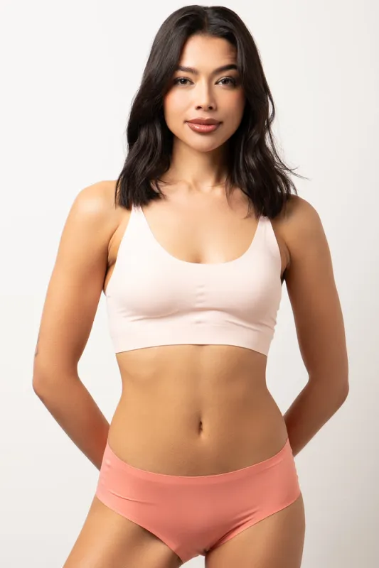 3 Pack Bonded Boyleg Panties Pink And Natural sold by Ackermas