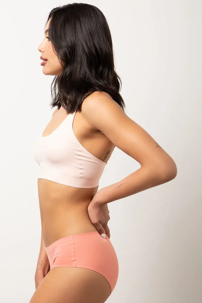 3 Pack Bonded Boyleg Panties Pink And Natural sold by Ackermas product image thumbnail 3