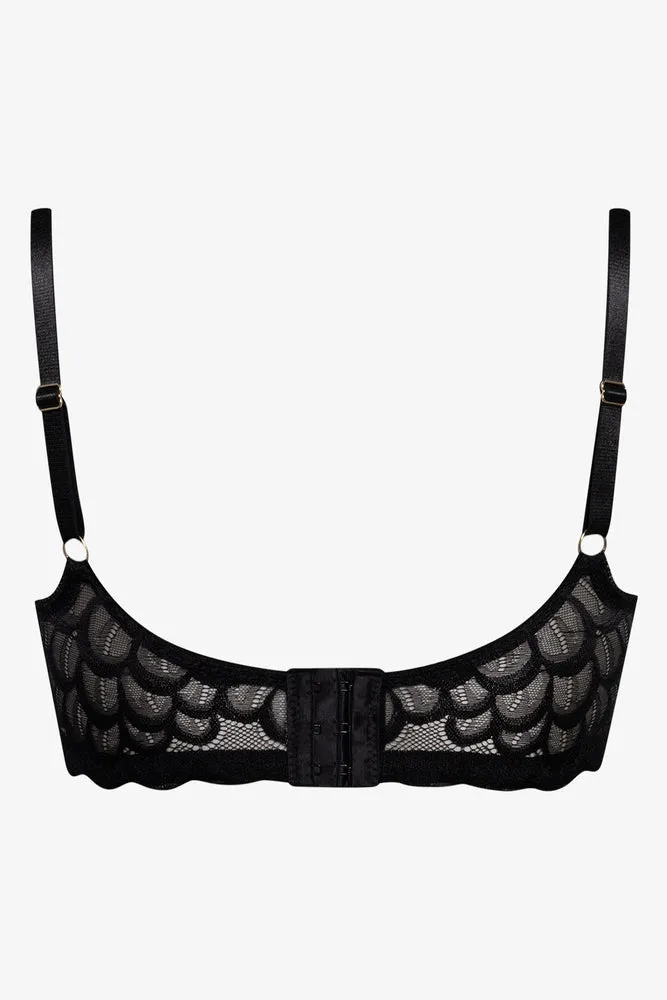 Plus Size 2 Pack Lace Non Padded Bras Black And Red sold by Ackermas product image thumbnail 4