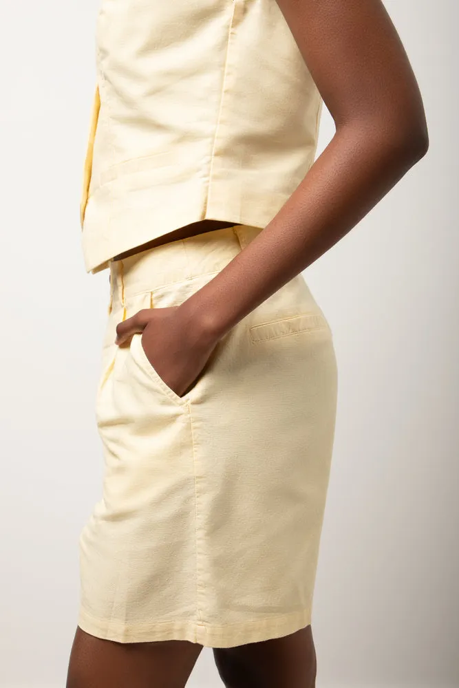 Bermuda Shorts Butter Yellow sold by Ackermas product image thumbnail 2