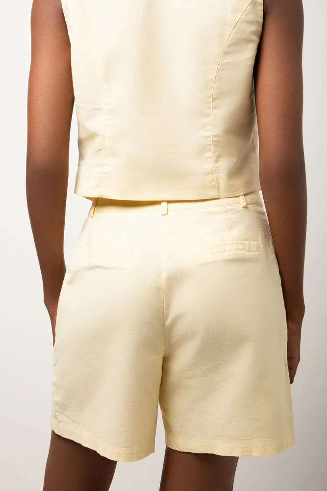 Bermuda Shorts Butter Yellow sold by Ackermas product image thumbnail 3