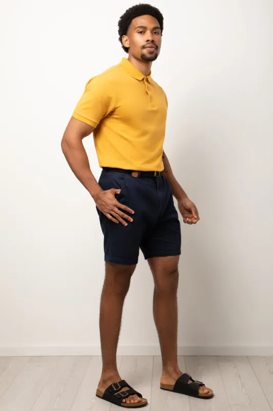 Chino Shorts Navy sold by Ackermas