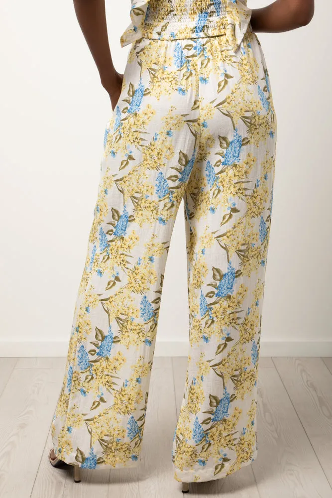 Linen Pants Butter Yellow sold by Ackermas product image thumbnail 3