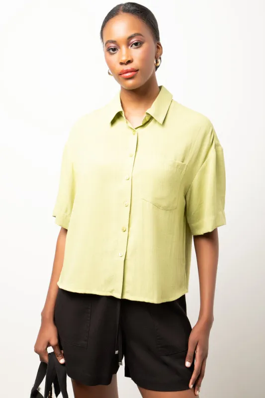 Ballerina Sleeve Shirt Light Green sold by Ackermas
