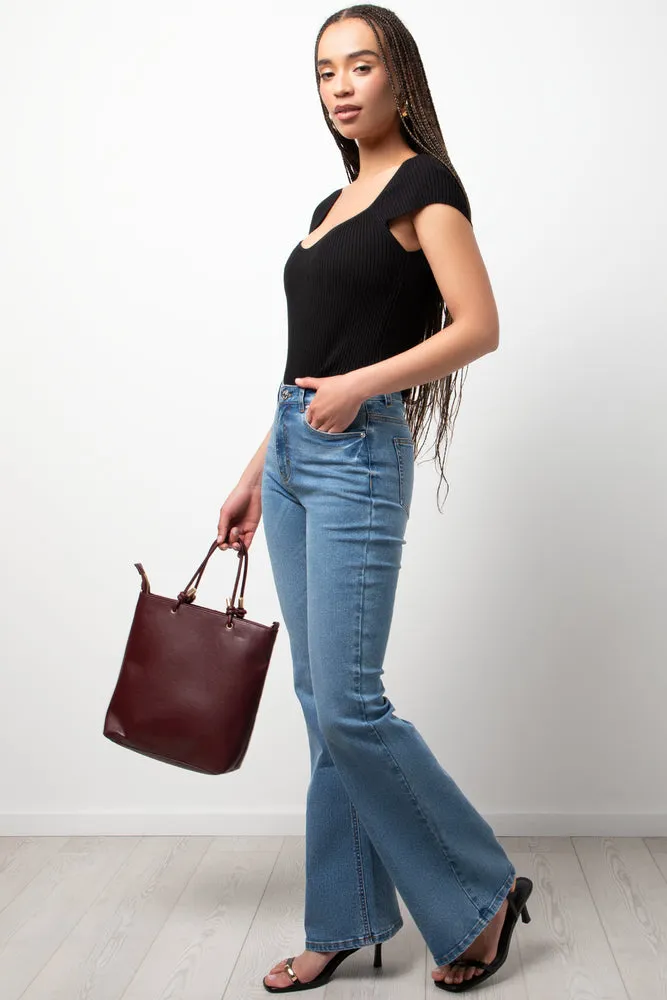 Cap Sleeve Top Black sold by Ackermas product image thumbnail 2