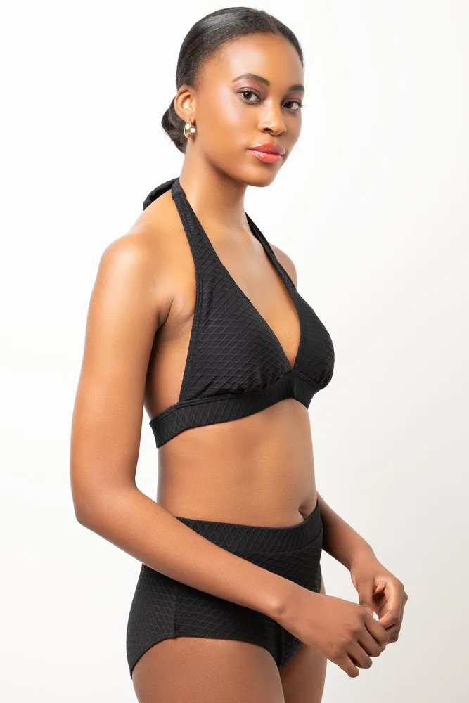Halter Neck Bikini Top Black sold by Ackermas product image thumbnail 2