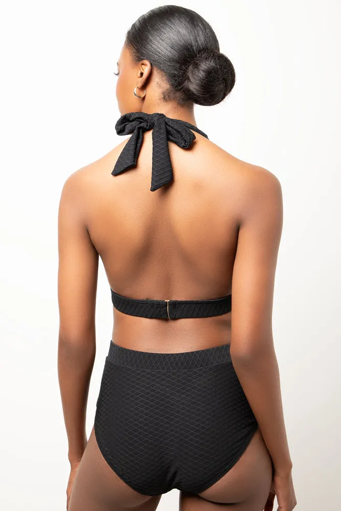 Halter Neck Bikini Top Black sold by Ackermas product image thumbnail 3