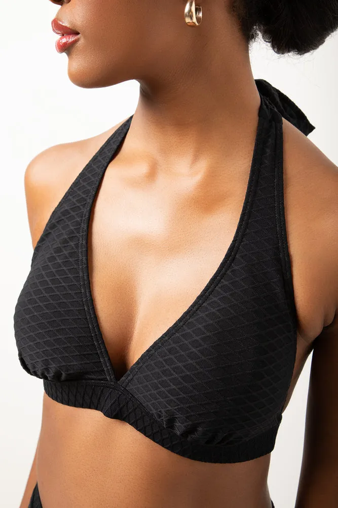 Halter Neck Bikini Top Black sold by Ackermas product image thumbnail 4