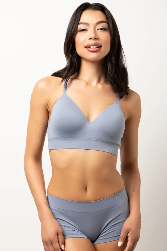 3 Pack Seamfree Boyleg Panties Navy, Blue And Natural sold by Ackermas