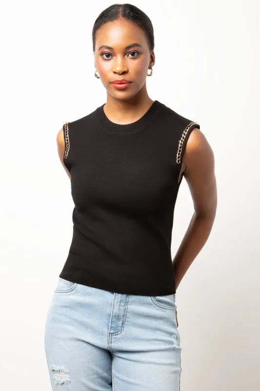 Sleeveless Vest Black sold by Ackermas