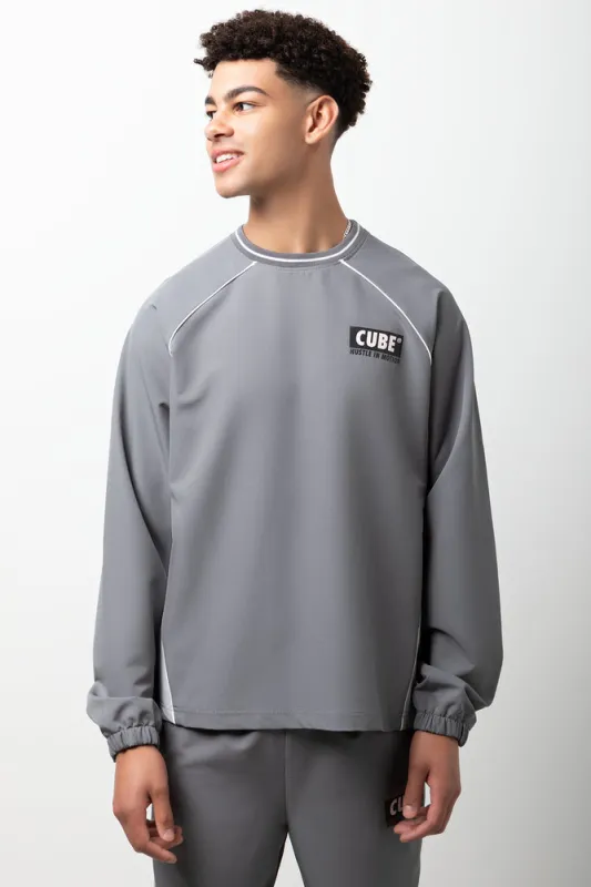 Crewneck Tracktop Grey sold by Ackermas