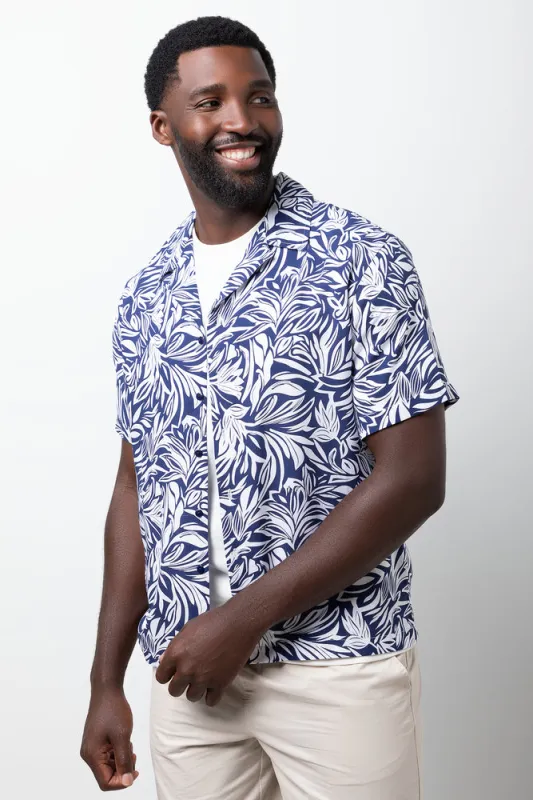 Resort Shirt Blue sold by Ackermas