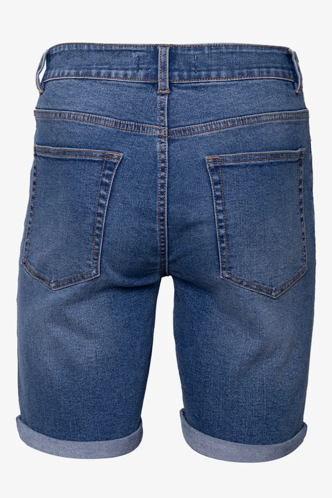 Denim Shorts Blue sold by Ackermas product image thumbnail 2