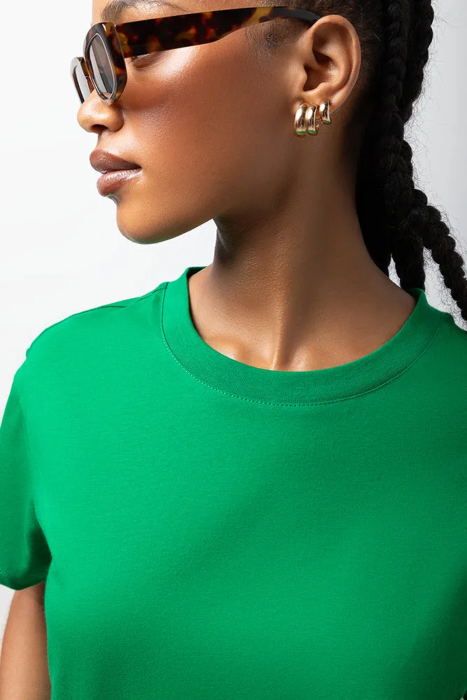 Crewneck T-Shirt Green sold by Ackermas product image thumbnail 3