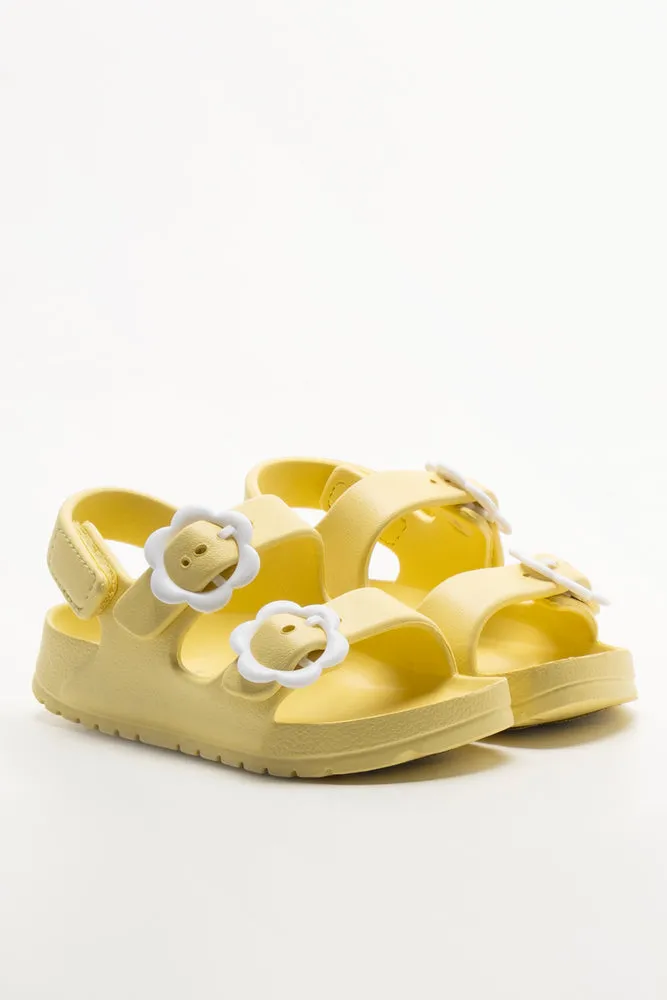 Sandals Yellow sold by Ackermas