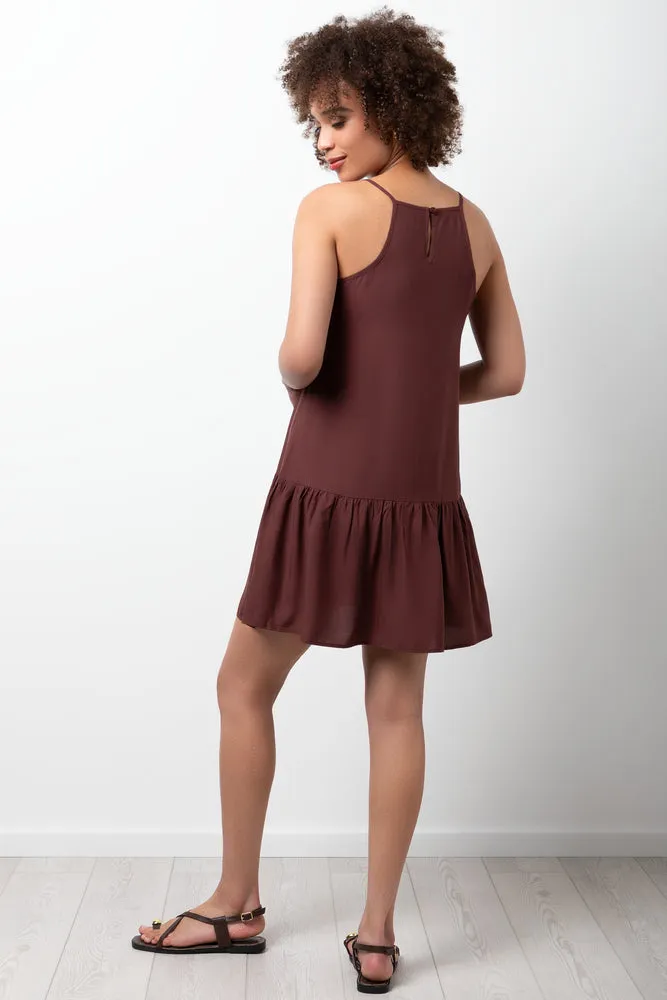 Tiered Strappy Dress Brown sold by Ackermas product image thumbnail 3