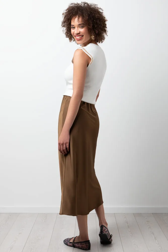 Satin Skirt Green sold by Ackermas product image thumbnail 3