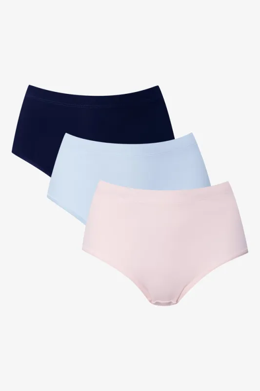 3 Pack Briefs Navy, Blue And Pink sold by Ackermas