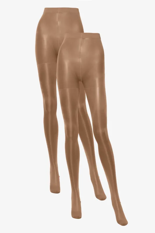 2 Pack Silky Sheer Hosiery Grecian Blonde sold by Ackermas