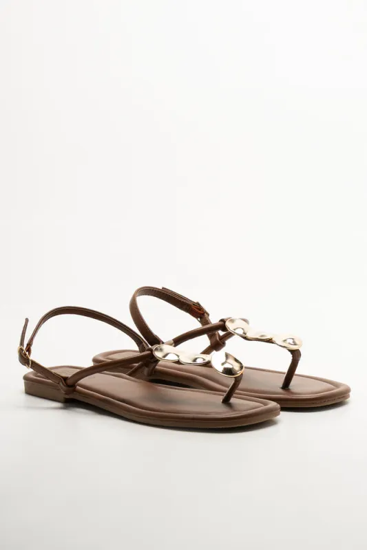 Thong Sandals Brown sold by Ackermas