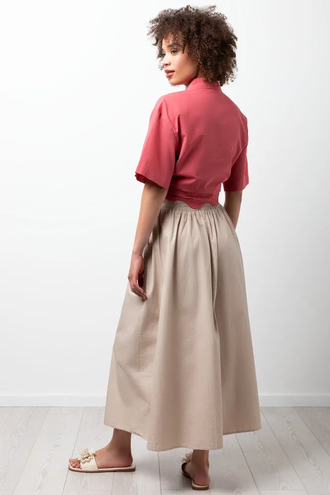 A-Line Skirt Natural sold by Ackermas product image thumbnail 3