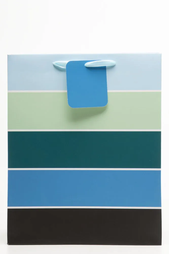 Stripe Gift Bag Blue sold by Ackermas