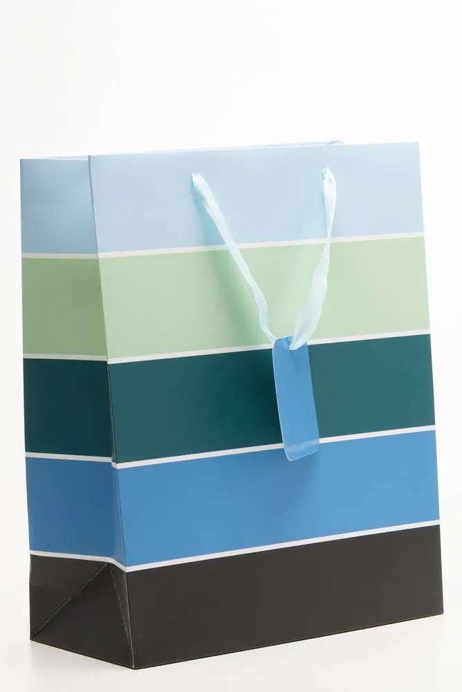 Stripe Gift Bag Blue sold by Ackermas product image thumbnail 2