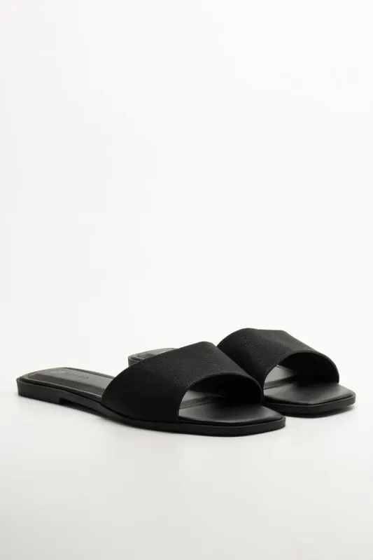 Mule Sandals Black sold by Ackermas