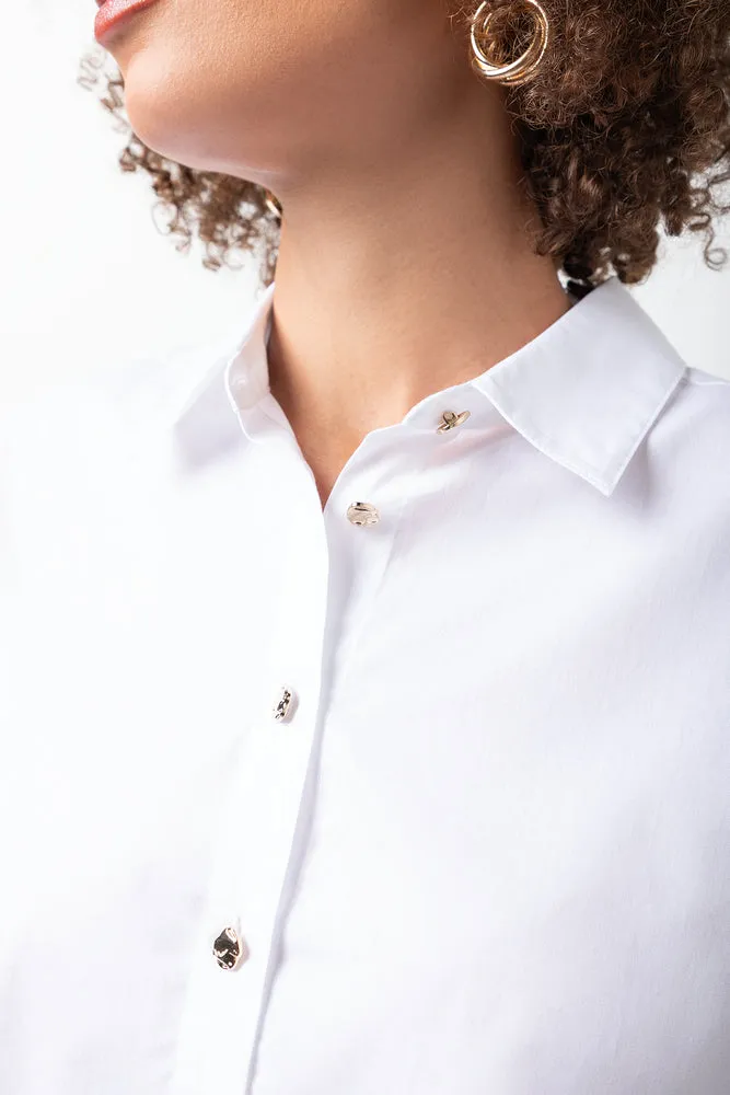 Ballerina Sleeve Shirt White sold by Ackermas product image thumbnail 5