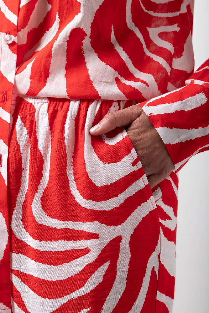 Relaxed Pants Red sold by Ackermas product image thumbnail 4