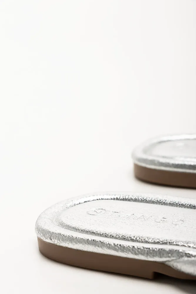 Thong Mule Sandals Silver sold by Ackermas product image thumbnail 4